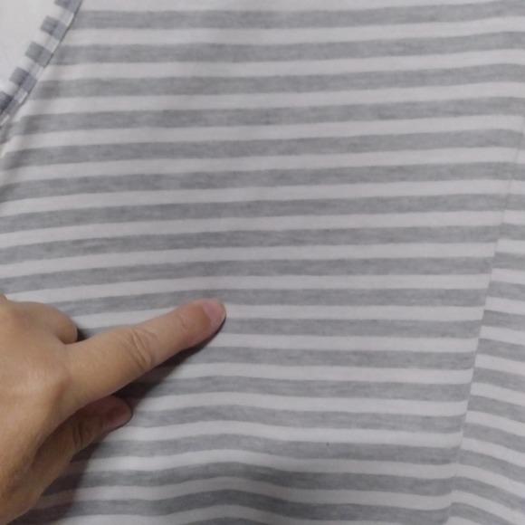 Athleta Essence Muscle Tank Top Racerback Striped Size M - Picture 8 of 8